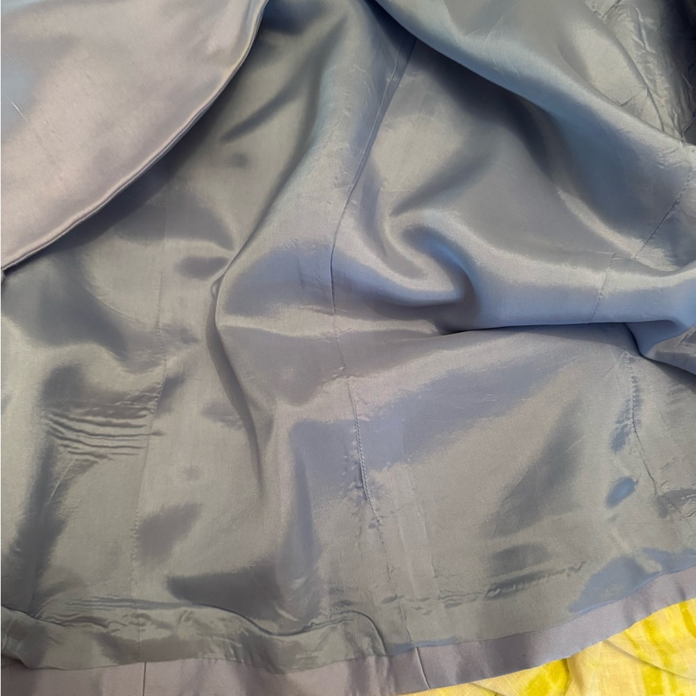 Talbots Petites Periwinkle Silk Suit - Picture 11 of 12
